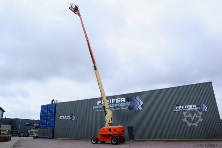 Telescopic boom lift JLG 860SJ Diesel, 4x4 Drive, 28.2m Working Height, 22.