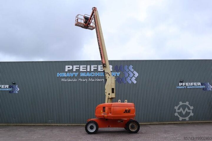 Telescopic boom lift JLG 860SJ Diesel, 4x4 Drive, 28.2m Working Height, 22.
