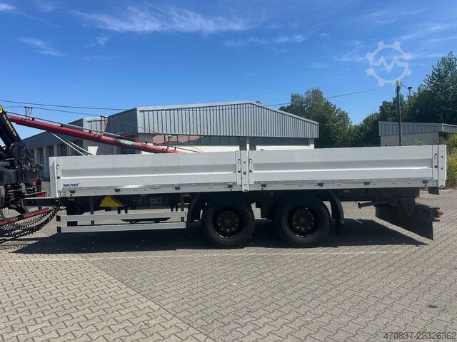 Platvormveok MAN TGX 26.470 6x2  Palfinger PK 18500 Funk + Hänger