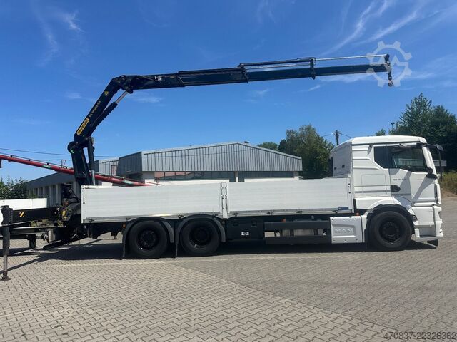 Platvormveok MAN TGX 26.470 6x2  Palfinger PK 18500 Funk + Hänger