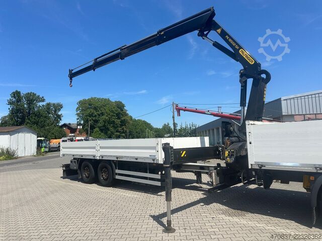Platvormveok MAN TGX 26.470 6x2  Palfinger PK 18500 Funk + Hänger