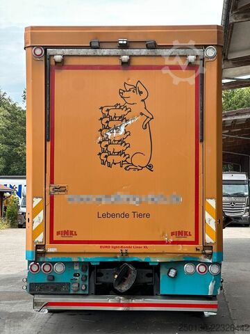 मवेशी ट्रक SCANIA S500 4x2 LL 3.Stock Finkl Viehwagen *unfall*