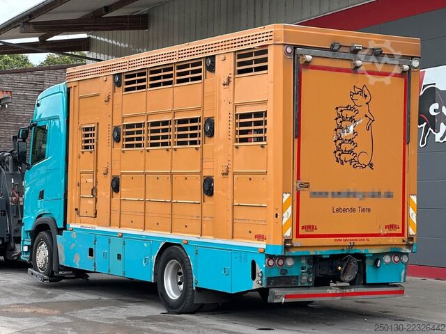 मवेशी ट्रक SCANIA S500 4x2 LL 3.Stock Finkl Viehwagen *unfall*