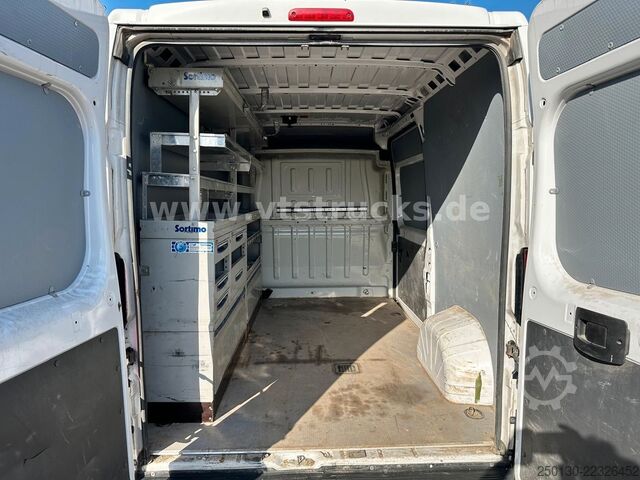 ऊंची छत वाली वैन FIAT Ducato Kasten 35 140 L2H2 Sortimo Fahrzeugregal