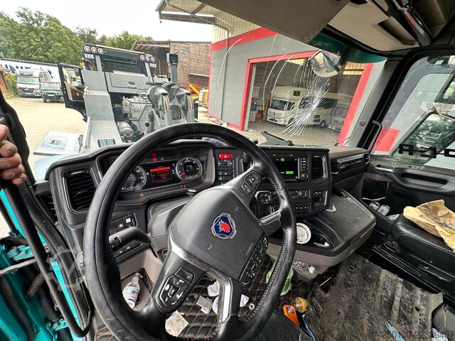 ट्रक चेसिस SCANIA S500 4x2 LL Fahrgestell *Retarder* *unfall*