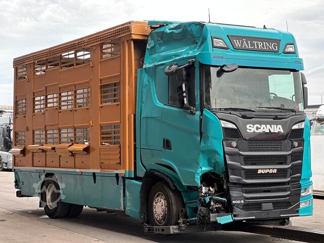 ट्रक चेसिस SCANIA S500 4x2 LL Fahrgestell *Retarder* *unfall*
