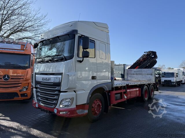 Krautuvas sumontuotas ant sunkvežimio Daf XF440 6X2 Palfinger PK 34002 bis 29 Meter