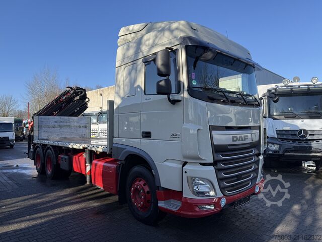 Krautuvas sumontuotas ant sunkvežimio Daf XF440 6X2 Palfinger PK 34002 bis 29 Meter