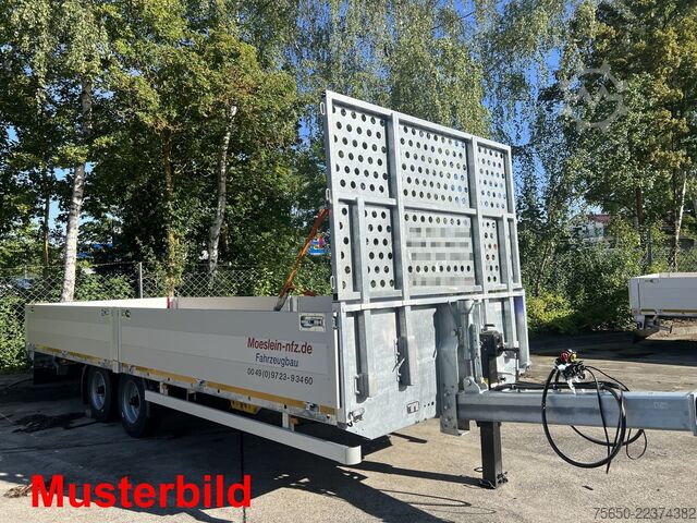 Remorque ouverte Möslein THT 14,4 G 6,2 L  14,4 t Tandem- Pritschenanhänger- Tieflader