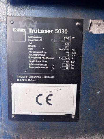  Trumpf TruLaser 5030 L16