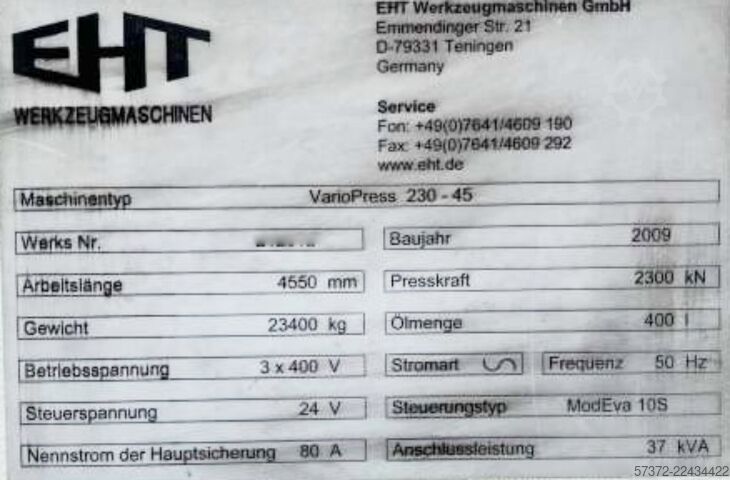  Eht Variopress 230-45