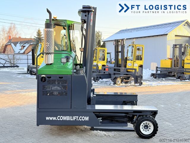 Dört yollu forklift Combilift C4000 GAS TRIPLEX 5550 FREE LIFT CABIN