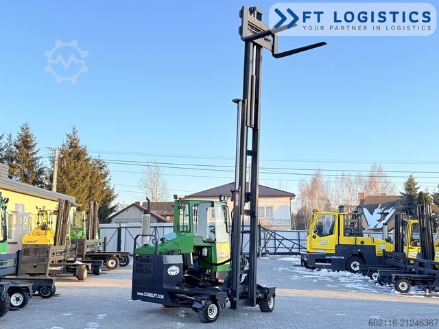Dört yollu forklift Combilift C4000 GAS TRIPLEX 5550 FREE LIFT CABIN