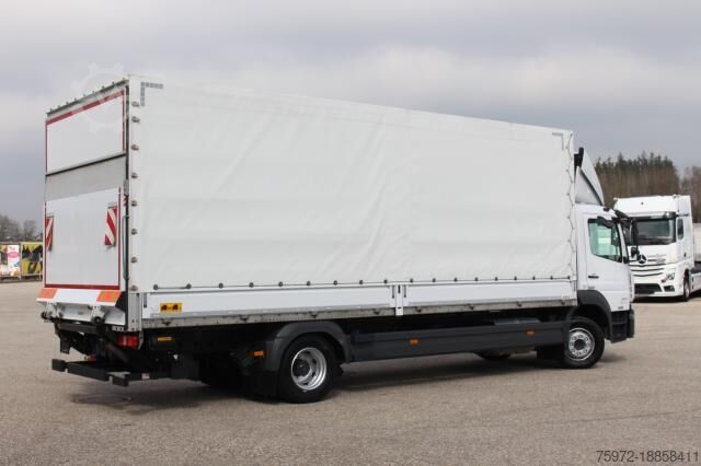 Camion cu platformă și prelată Mercedes-Benz Atego 1224 L