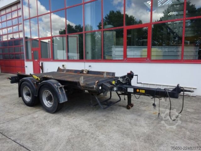 Reboque silo Hüffermann HTM 1335 LT  13,5 t Tandem- Absetztmulden Anhänger