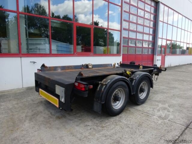 Reboque silo Hüffermann HTM 1335 LT  13,5 t Tandem- Absetztmulden Anhänger