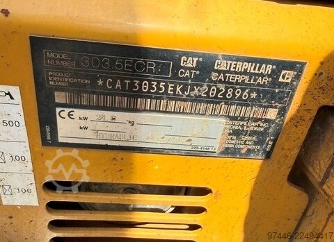 Kolesový bager Caterpillar 303.5 CR