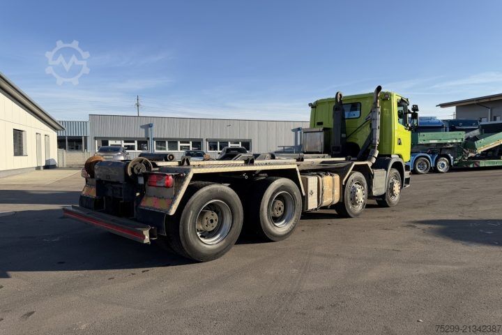 Крюковой мусоровоз Scania G450 CB 8x4 Trösch / Swiss-Vehicle