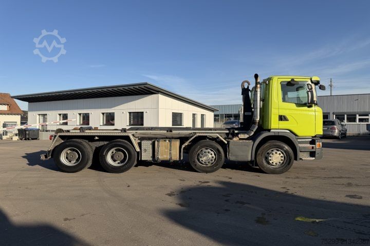 Крюковой мусоровоз Scania G450 CB 8x4 Trösch / Swiss-Vehicle