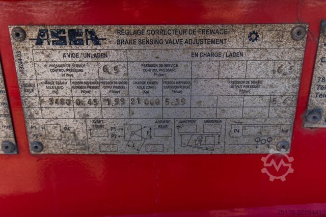BDF kerfi ASCA BI-TRAIN 20''+ SELLETTE/FIFTH WHEEL