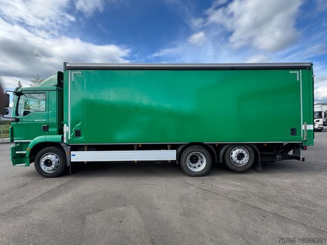 Φορτηγό μεταφοράς ποτών MAN TGM 26.320 L / LBW / 2xAHK / LENKACHSE / 18 PAL