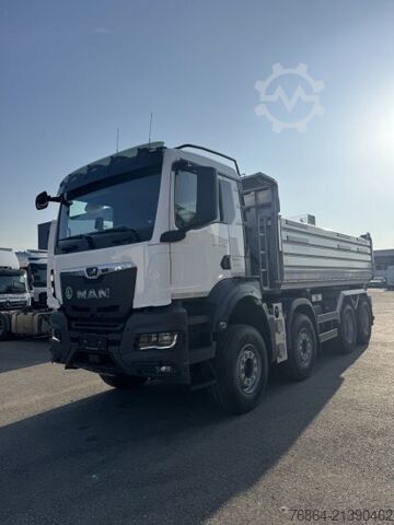 Camion basculante trilateral MAN TGS 35.520 3-SEITENKIPPER, 8X4,  MEILLER-GESTEINSKIPPER, RETARDER
