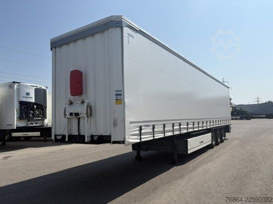 幌付きオープンセミトレーラー KRONE SD PROFI LINER, LIFTACHSE, BPW-ACHSE, EDSCHA-VERDECK