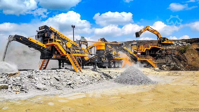 Crushing equipment/mobile crushing plant FABO Mobile Crushing Plant Mobile Jaw Crusher MCK-115