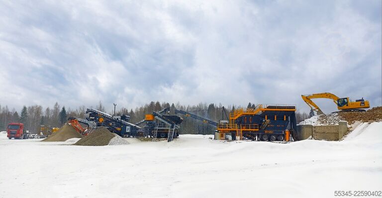 Crushing equipment/mobile crushing plant FABO Mobile Crushing Plant Mobile Jaw Crusher MCK-115