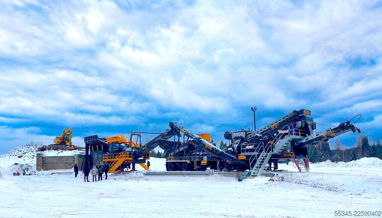 Crushing equipment/mobile crushing plant FABO Mobile Crushing Plant Mobile Jaw Crusher MCK-115