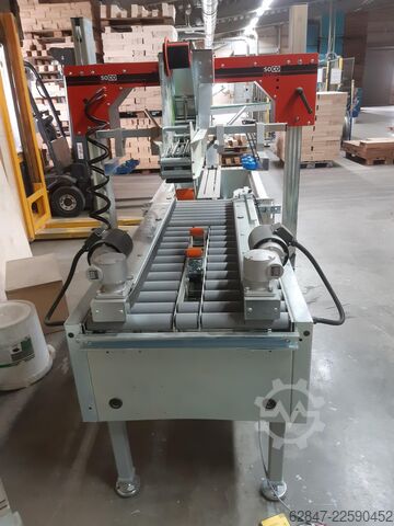 Pappemballagemaskine SOCO SYSTEM F-100P und T-402-5-8-7