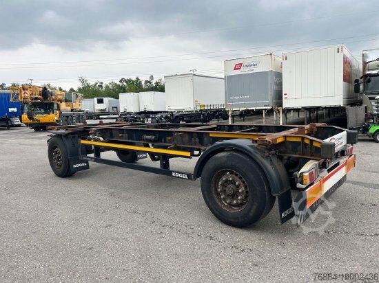 Utskiftbart chassis-tilhenger KöGEL AW18, BDF-LAFETTE, BPW-ACHSEN