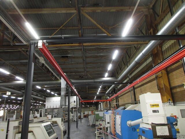 起重机顶棚 起重机 室内起重机 起重机跑道 Demag Portalkran KBK2-H Stahlbau 500KG Abus 500KG Kettenzug + Stahlbau