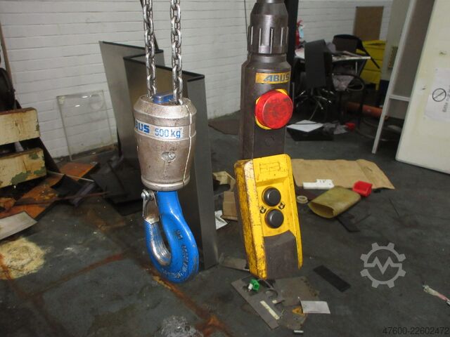 起重机顶棚 起重机 室内起重机 起重机跑道 Demag Portalkran KBK2-H Stahlbau 500KG Abus 500KG Kettenzug + Stahlbau
