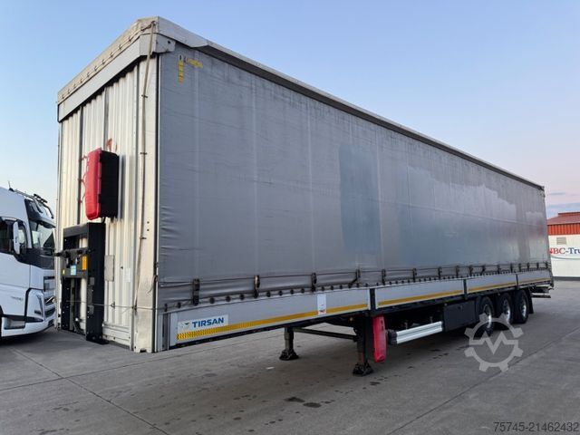 تریلر نیمه باز با چادر برزنتی Tirsan TIRSAN *  * BORDWÄNDE * HUBDACH *