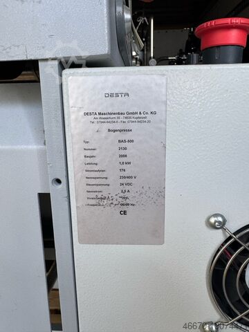 Bogenpresse Desta BAS-500