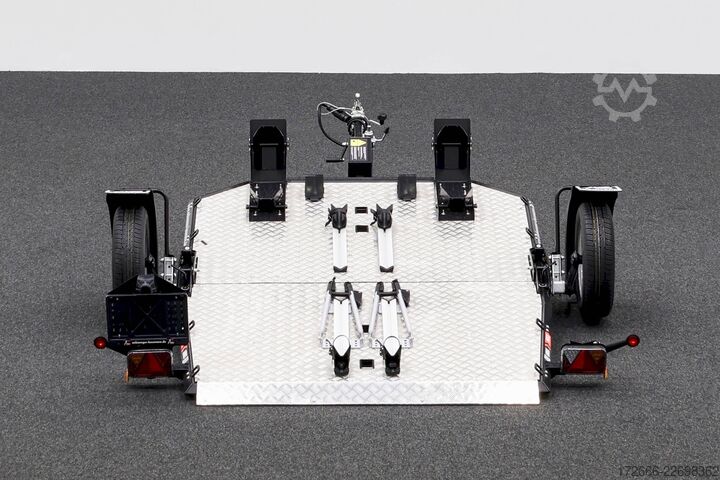  Lorries MT-2 | FAHRRADTÄGER 240X174CM 750KG 2ER MOTORRADANHÄNGER