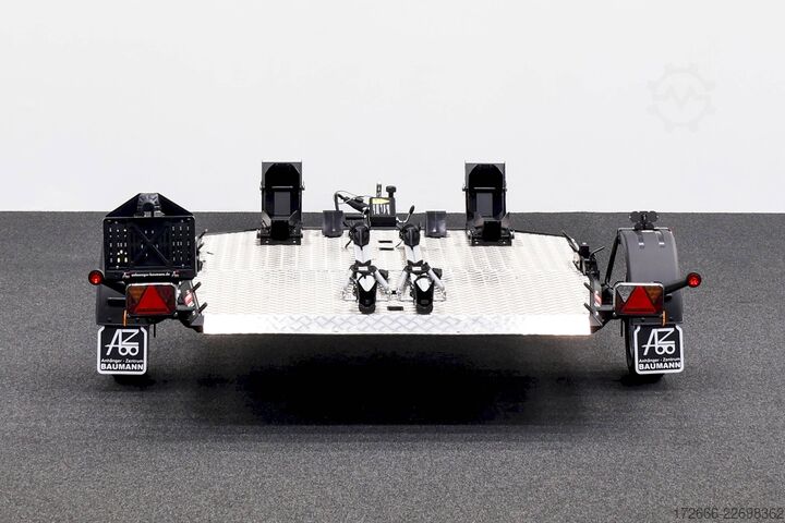  Lorries MT-2 | FAHRRADTÄGER 240X174CM 750KG 2ER MOTORRADANHÄNGER