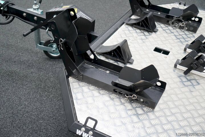  Lorries MT-2 | FAHRRADTÄGER 240X174CM 750KG 2ER MOTORRADANHÄNGER