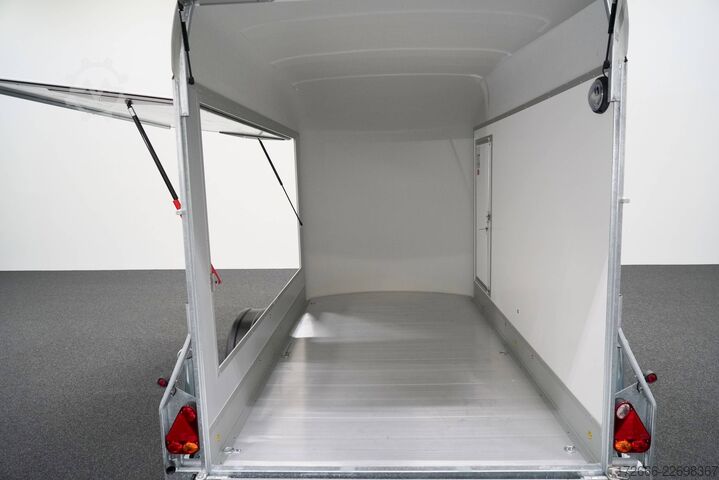 Kofferanhänger Debon CHEVAL LIBERTE DEBON C400 WABENKERN ROADSTER SCHWARZ +SEITENKLAPPE LINKS +SEITENTÜR