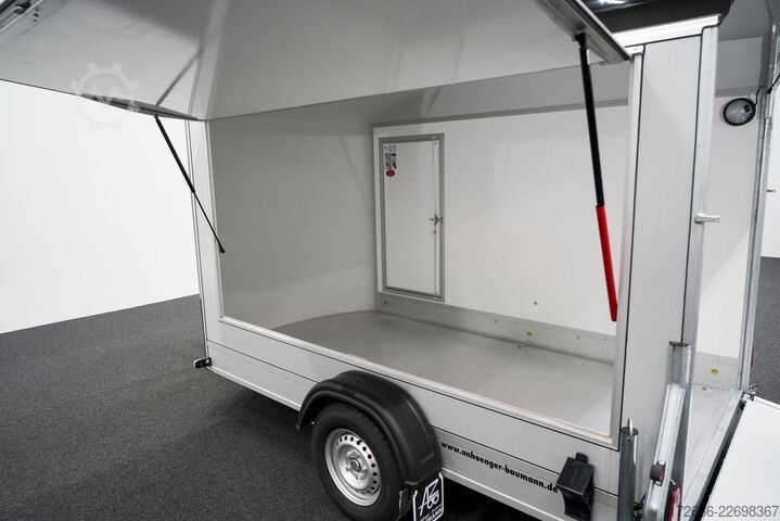 Kofferanhänger Debon CHEVAL LIBERTE DEBON C400 WABENKERN ROADSTER SCHWARZ +SEITENKLAPPE LINKS +SEITENTÜR