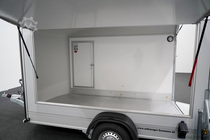 Kofferanhänger Debon CHEVAL LIBERTE DEBON C400 WABENKERN ROADSTER SCHWARZ +SEITENKLAPPE LINKS +SEITENTÜR