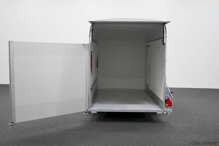 Kofferanhänger Debon CHEVAL LIBERTE DEBON C400 WABENKERN ROADSTER SCHWARZ +SEITENKLAPPE LINKS +SEITENTÜR