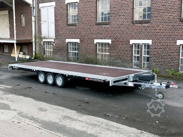  Brian James Trailers CONNECT 476-6024-35-3-12 | TRIDEM 600X243CM 3500KG HOCHLADER | SCHWARZ