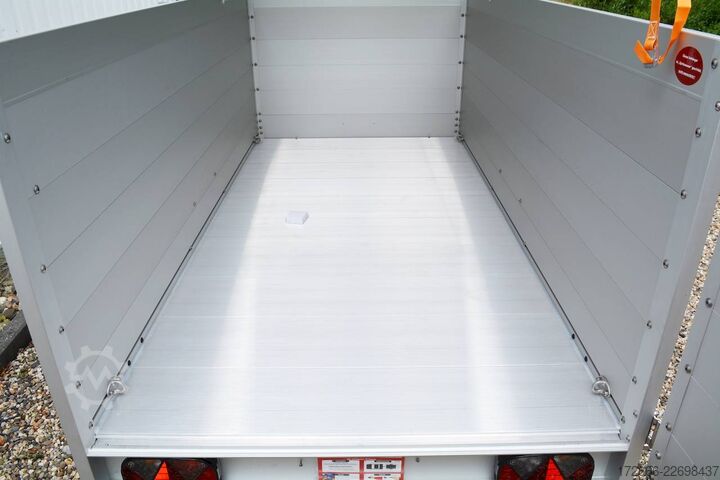  Koch-Anhänger 4.13 | ALUBODEN 250X125X95CM 1300KG | TÜR | 3XBWE | DECKELANHÄNGER