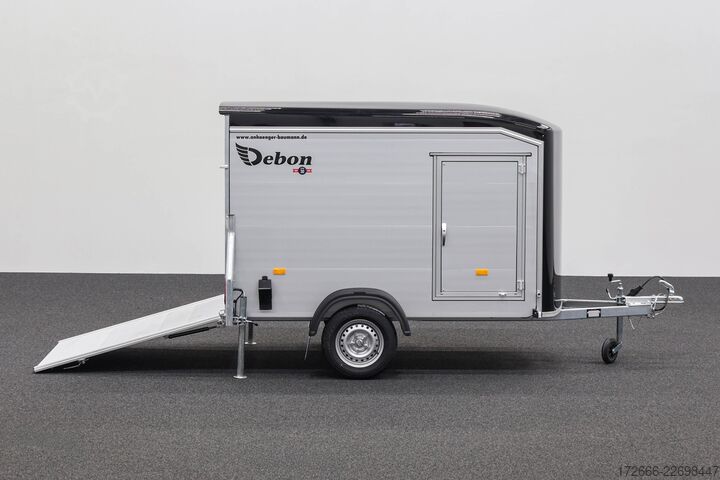 Kofferanhänger Debon CHEVAL LIBERTE DEBON C255 V2 ALU 750 KG | SCHWARZ +SEITENTÜR