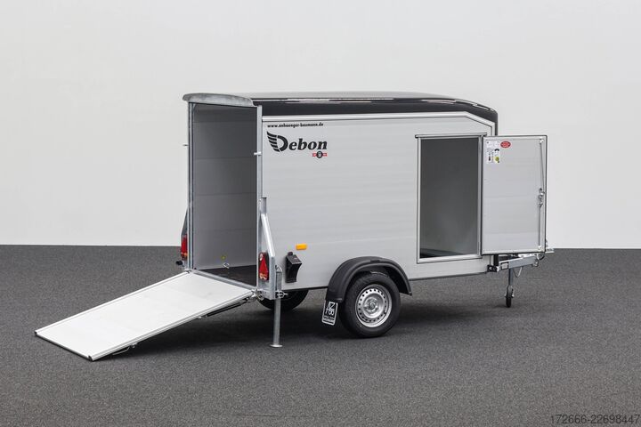 Kofferanhänger Debon CHEVAL LIBERTE DEBON C255 V2 ALU 750 KG | SCHWARZ +SEITENTÜR