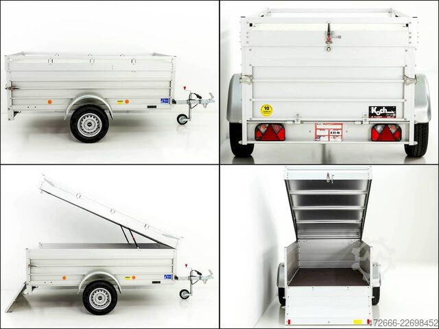  Koch-Anhänger U4 250X125X65CM 750KG | 1XBWE | DECKELANHÄNGER