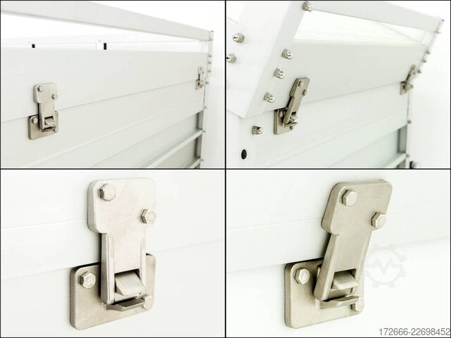  Koch-Anhänger U4 250X125X65CM 750KG | 1XBWE | DECKELANHÄNGER