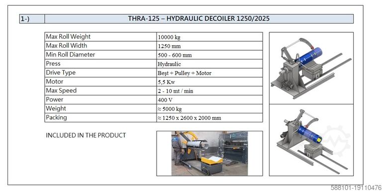 Linha de produção de malha metálica expandida TOK MAKINA METAL TGM